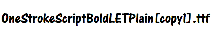 OneStrokeScriptBoldLETPlain[copy1]